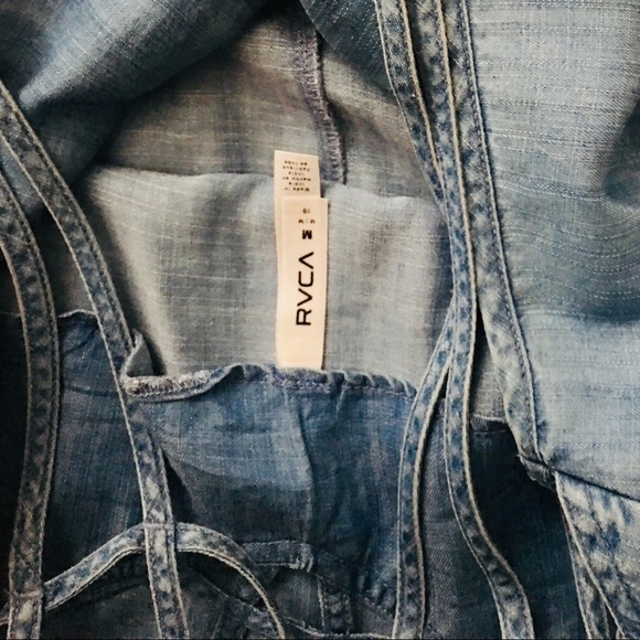 RVCA Chambray Strappy Tank Top - Picture 3 of 3